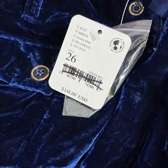 Free People Lotus Velvet Pants 26 NWT - Picture 14 of 14